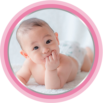 Teething-induced diarrhoea can cause nappy rash. Baby cream will help!