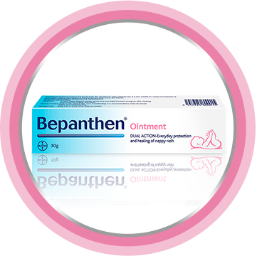 Bepanthen - cream for baby rash.