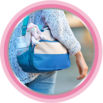 Cream baby changing hotsell bag