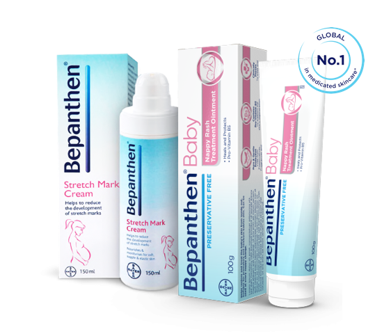 bepanthen for stretch marks